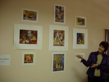 Л. Грушецкая рассказывает о своих картинах