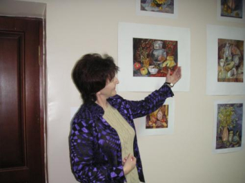 Л. Грушецкая рассказывает о своих картинах