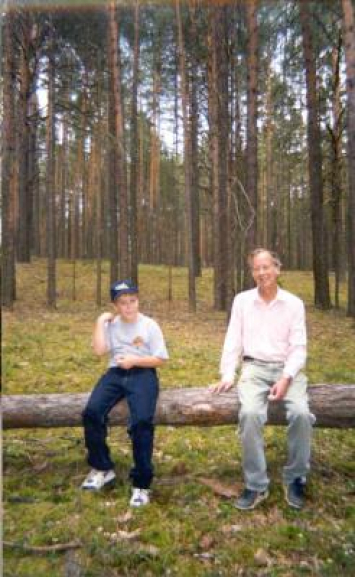 В Германии, с внуком Андрюшей