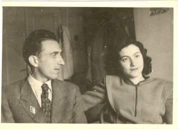 1947 После окончания Черновицкого университета - Борис Авраамович и Берта Исааковна Трахтенброт