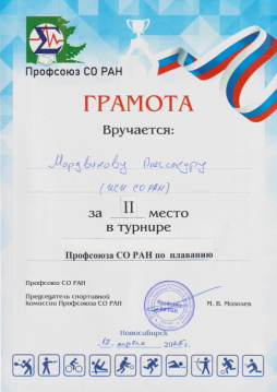  Соревнования по плаванию 12 апреля 2025 г. 