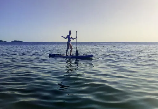 Cоревнованиях на сап-досках