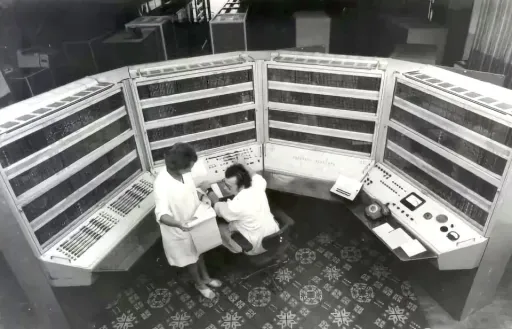 ВЦ СО АН СССР. Машинный зал. Фотоархив СО РАН ВЦ СО АН СССР. Машинный зал. Фотоархив СО РАН